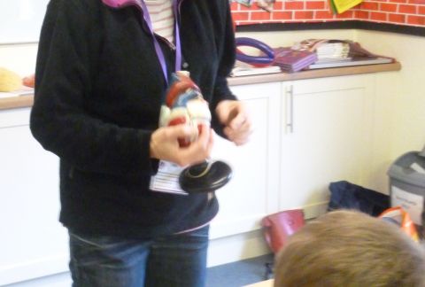 Y6 Gave a Hearty Welcome to Mrs Wood