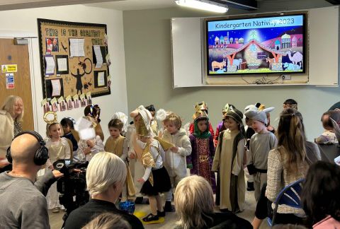 Kindergarten Shines in Spectacular Christmas Nativity