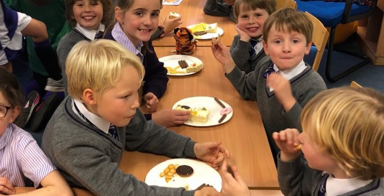 Year 5 Come to Tea with Year 1 Reading Friends
