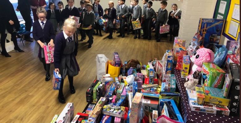 Giving to Charity: Toy Collection Assembly
